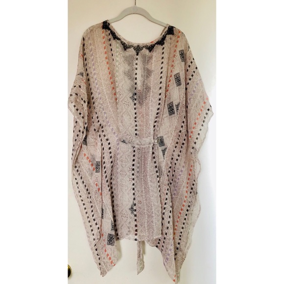 Twelfth St by Cynthia Vincent Flutter Caftan Dress - Picture 6 of 8